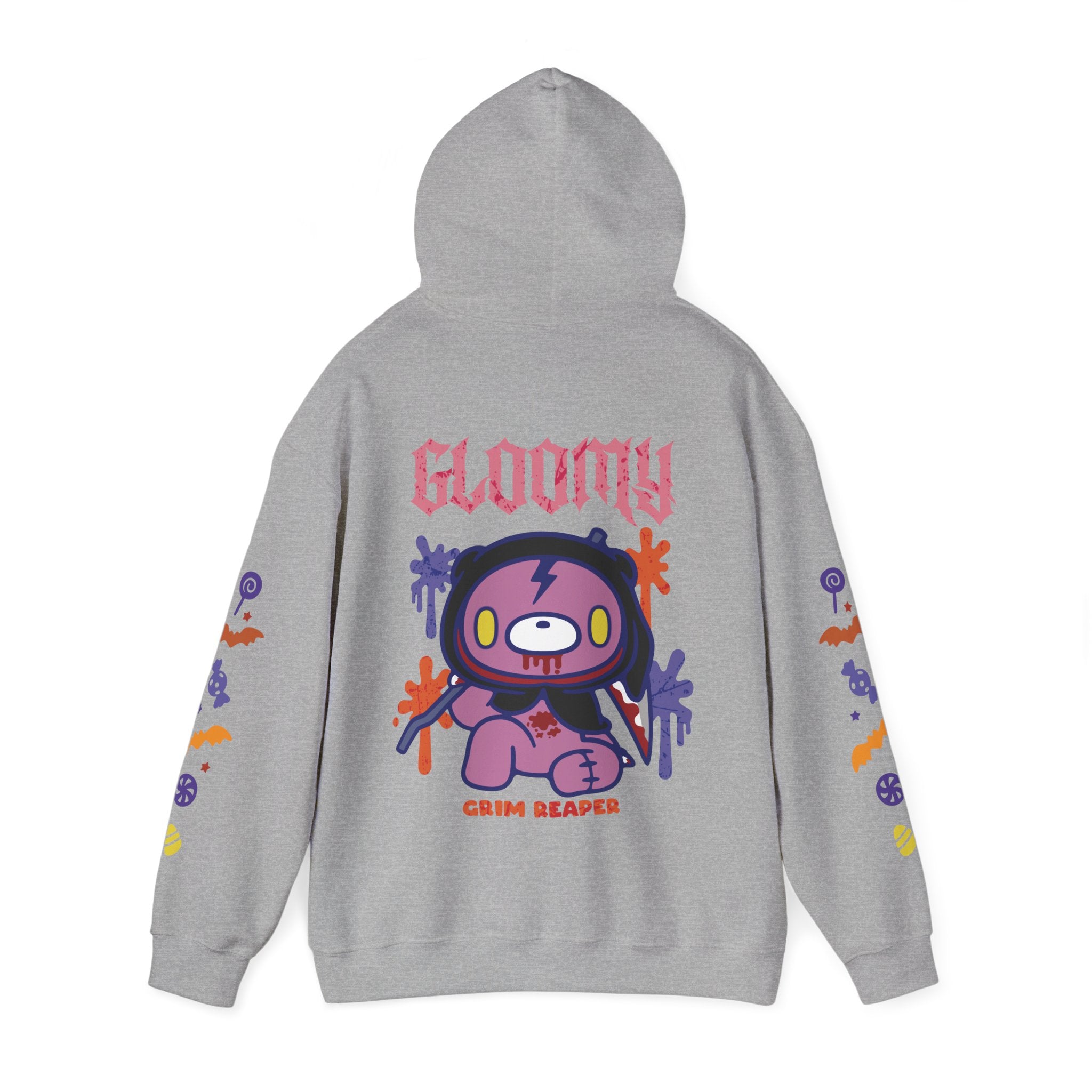 Halloween Grim Reaper Gloomy Bear Hoodie